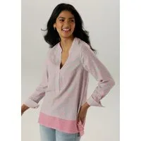 Aniston SELECTED Longbluse mit Rankenmusterung und Bordürendruck am Saum