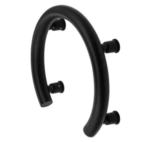 Neuesbad Serie 91 Stützgriff, Wandmontage, schwarz matt NB1DENIVB41G1