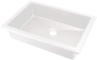 Neuesbad Hängend/Einbau Waschbecken Granit, Alabaster, 500x350 mm NB1DECQRAU5U1
