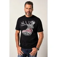 JP1880 T-Shirt T-Shirt Trachten Halbarm Brustprint