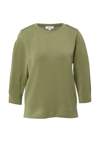 s.Oliver Red Label - Weiches Sweatshirt aus Modalmix grün - Gr. - 34