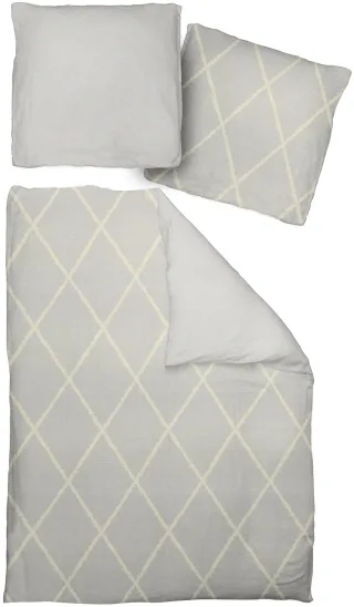 Adam Bettwäsche "Casket Valdelana light" 2 Stk. aus 100 % Bio-Baumwolle, 2 teilig - Bettwäsche Set