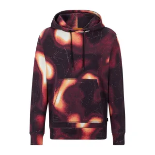 Boss - Kapuzenpullover für Herren, Regulär, Langärmlig (Mittelrosa)