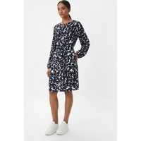 comma Minikleid Kleid Kleid mit Bindeband