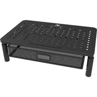 Maclean Laptop-Ständer MC-947, (bis 32,00 Zoll, 1-tlg., Laptop-Monitorständer mit Schublade verstellbar 13-32)