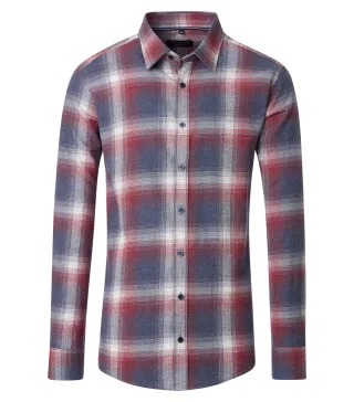 CASAMODA - Freizeithemd rot - Gr. - XXL