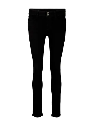 Tom Tailor - TTALEXA SKINNY Jeans black black denim - Gr. - 32