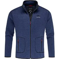 Amaci&Sons Fleecejacke VISALIA Fleecejacke Herren Strickfleece Sweatjacke Zipper Fleecepullover