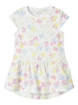 NAME IT - NMFVIGGA CAPSL DRESS F1 NOOS bright white - Gr. - 98