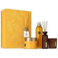 Rituals Pflege-Geschenkset Luxus-Pflegeset Limited Edition Mehr Geschenkset L 2025, 4-tlg., 4-teiliges Pflegeset mit Duschschaum, Body Cream, Kerze & Duftstäbchen