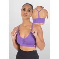 Smilodox Sport-BH Batik Scrunch Icon, Push Up BH ohne Bügel V-Ausschnitt Fitness Shaped Fit Sport Bra Herausnehmbare Cups Verstellbare Träger Yoga Gym