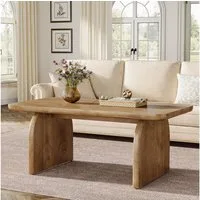 Tribesigns Couchtisch 120 cm Beistelltisch, Wohnzimmertisch, Sofatisch mit stabilem Fuß