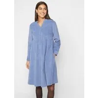 bonprix Midikleid für entspannten Look, aus weichem Baumwollcord, mit Elasthan-Anteil