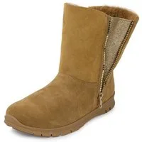 vitaform Damen Stiefeletten Veloursleder & Doubleface Stiefelette