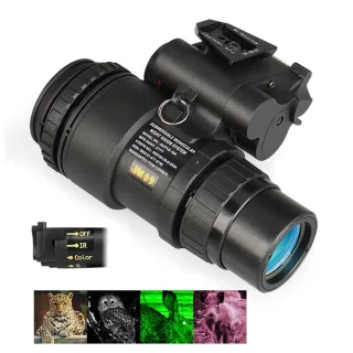 IPRee 1X32 Infrared Digital Night Vision Goggles NVG Scope Monocular PVS-18 Head Mounted Helmet Hunting Trail IR Camera