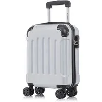 YONSLY Hartschalen-Trolley Hartschalen-Koffer Trolley 360° Rollen, robuster Reisekoffer, 4 Rollen, mit Zahlenschloss, für Business und Urlaub 46/55/66/76 cm