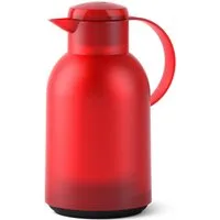 Emsa Isolierkanne Samba, 1,5 l, XXL-Modell, zeitloses Design, einfacher Knopfdruck, 24h kalt, 12h warm