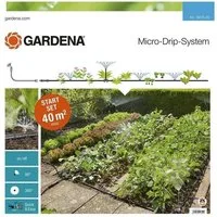 GARDENA Bewässerungssystem 13015-20 Micro-Drip-System Start-Set Pflanzflächen