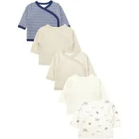 TupTam Wickelshirt TupTam Baby Mädchen Langarm Wickelshirt Baumwolle 5er Set