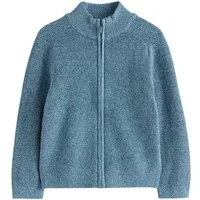Next Strickjacke Strukturierte Strickjacke mit Reißverschluss (1-tlg)