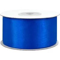 Creativery Satinband, Satinband 38mm x 25m Rolle Blau