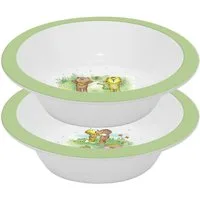 Geda Labels GmbH Kindergeschirr-Set Janosch Kids 2er Set (2-tlg), PP, Grün, 300 ml, spülmaschinengeeignet