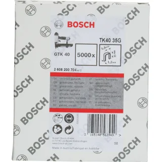 Bosch Schmalrückenklammer, 5,8 mm, 1,2 mm, verzinkt, 5000er-Pack - 2608200704