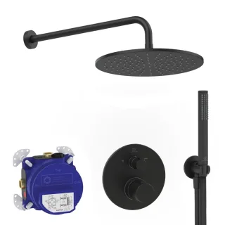 Ideal Standard Armaturen-Bundle Unterputz Ceratherm T100 Silk Black, A7573XG A7573XG