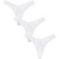 Next String 3er-Pack Tangas mit Lochstickerei (3-St)