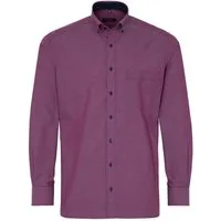 Eterna Langarmhemd 8913, Eterna Langarm Hemd Modern Fit Vichy Popeline Kariert NON IRON bügelfrei