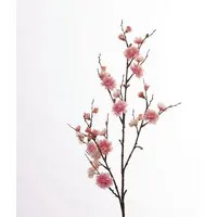 Kunstzweig Kunstzweig Kirschlorbeer mit vielen Blüten – Höhe 86 cm – Creme/Pink, Goods NL, Höhe 86 cm