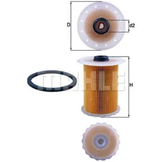 Mahle Kraftstofffilter Nissan Opel Renault KX183D