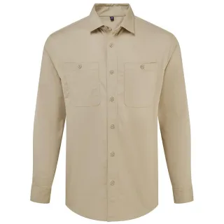 Premier - "Utility 2.0" Diensthemd für Herren/Damen Unisex (Khakigrün)