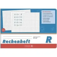 BRUNNEN Schulheft Vivendi, Rechenheft, A5 quer, kariert (Lineatur R), 16 Blatt