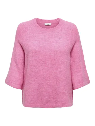 JDY - JDYELANORA 3/4 PULLOVER KNT NOOS Pink Cosmos - Gr. - L