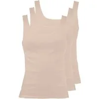 Pompadour Achselhemd 3er Pack Damen Achselhemd Cotton light (Packung, 3-St) -