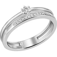 Firetti Fingerring Schmuck Geschenk Silber 925 Silberring Ring, mit Zirkonia (synth)