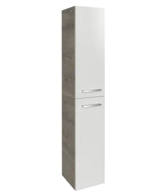 Fackelmann B.style Hochschrank li 300x1620x318 NaOa/weiß 2T, 84458 84458