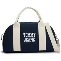 Tommy Jeans Weekender TJM BOLD VARSITY DUFFLE, Unisex Umhängetasche, Henkeltasche mit Kontrastbesatz