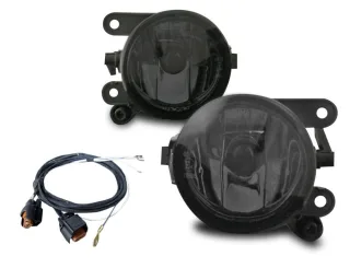 Nebelscheinwerfer NSW Klarglas SCHWARZ Kabelbaum HB4 L + R für VW Tiguan 5N