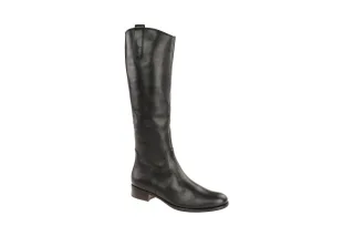 Gabor Damenstiefel 71.648.27 Schwarz Echtleder elegante Schaftstiefel