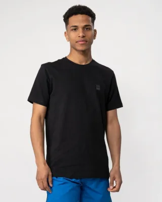 BOSS Orange Tales Herren Baumwoll-Jersey T-Shirt mit Logo-Patch NOS