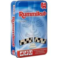 Jumbo Spiele Spiel Original Rummikub Kompakt Metallbox, Familienspiel
