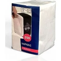 WestCraft Papierserviette Spender Marken Servietten für weiß Original 8,5 x 12,5cm, (250 St), Spenderservietten 1/8 Falz