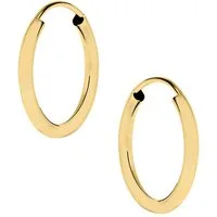 My Gold Paar Creolen Damen & Mädchen Ohrringe Gold 333 (8 Karat) - Ø 20mm / 2mm - Pretty (Set, 2-tlg., inkl. Schmuckbox), Geschenke