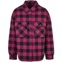 URBAN CLASSICS Hemdjacke Urban Classics Damen Ladies Flanell Padded Overshirt (1-St)