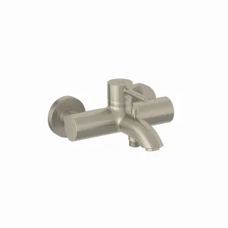 Kludi BOZZ Wannenarmatur-Einhandmischer eigensicher Stainless Brushed Nickel PVD, 38691N576 38691N576