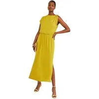 Love & Roses Midikleid Love & Rosesdrapiertes Midikleid, Regular (1-tlg)