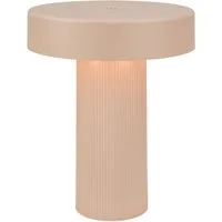 Briloner Leuchten LED Tischleuchte BITO, LED wechselbar, Warmweiß, 16x20 cm, Akku tauschbar, Indoor/Outdoor, Wohnzimmer, Balkon
