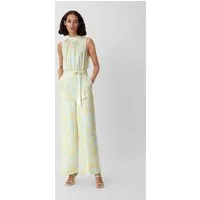comma Jumpsuit Overall Jumpsuit mit Allover-Print